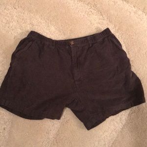 Chubbies gray corduroy shorts